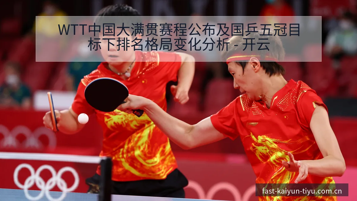 WTT中国大满贯赛程公布及国乒五冠目标下排名格局变化分析 - 开云